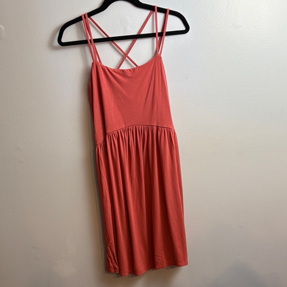Coral Strappy Dress